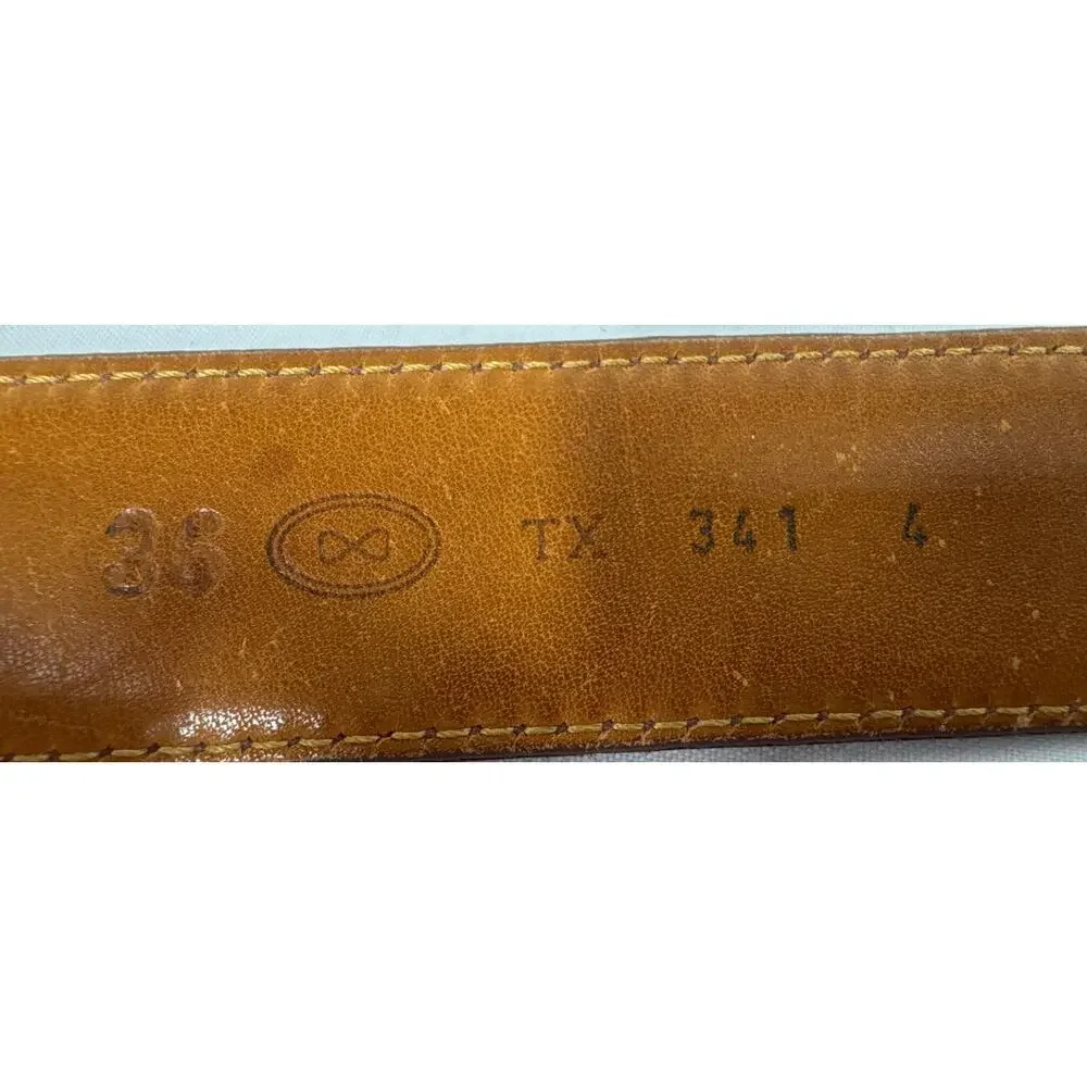 Trafalgar Kildare Brahman Leather Belt, Size 36