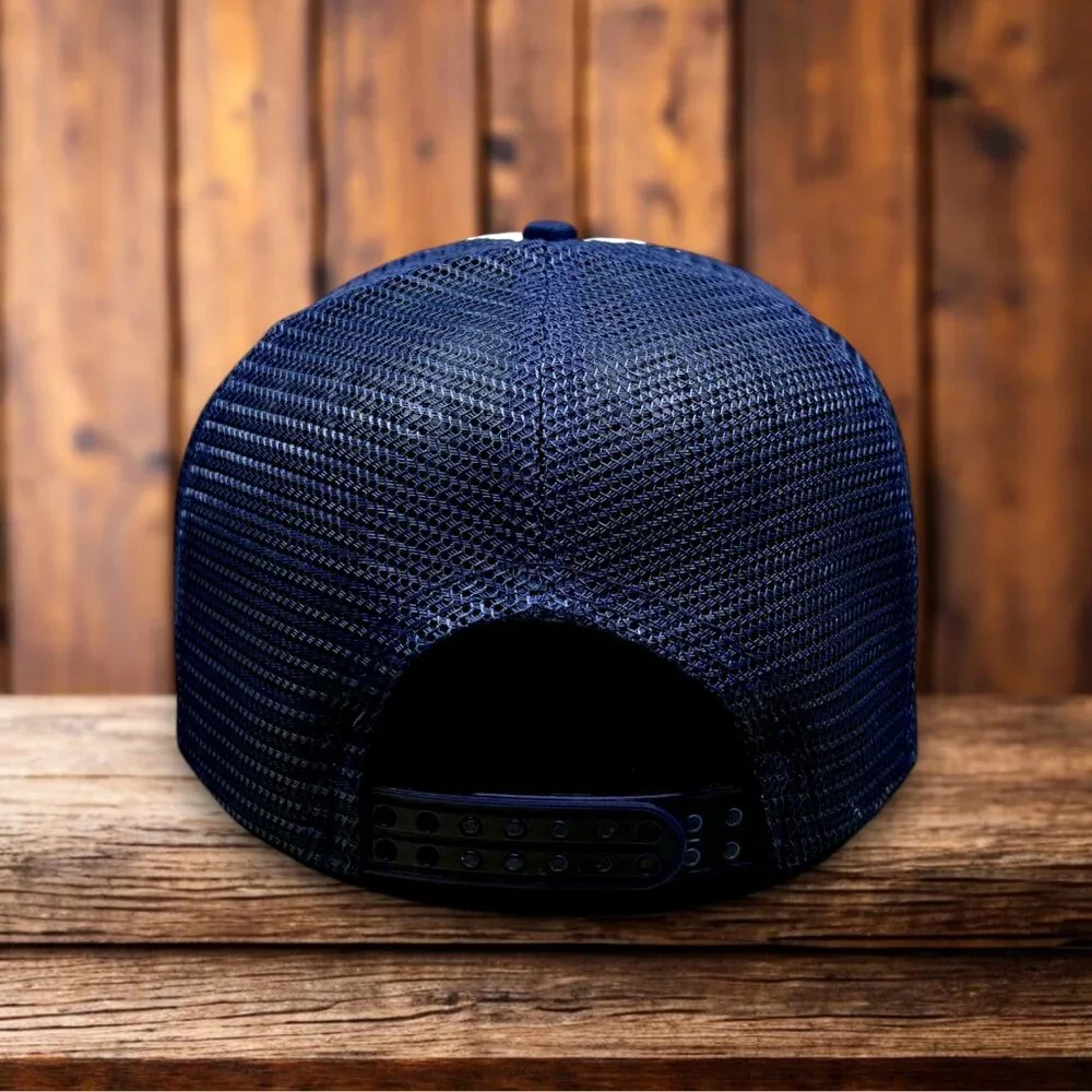 Boston Don't Look Back Tour 1979 Mens Trucker Hat Navy Snapback Rock N Roll Cap