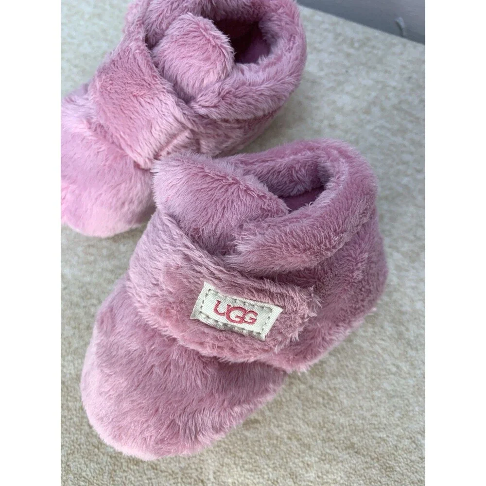 UGG Baby Girl Pink Bixbee Boot Slippers 11034971 Size 02/03