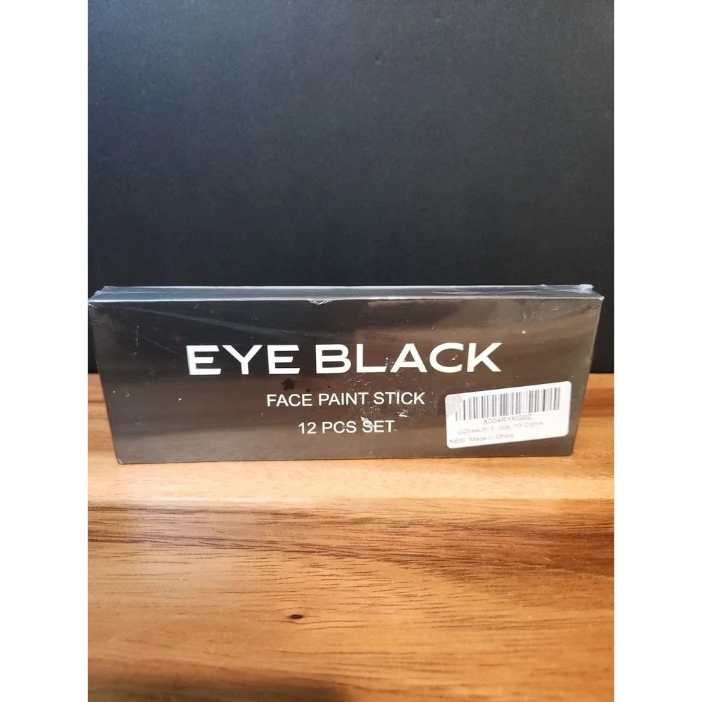 CC Beauty 12 PACK EYE BLACK STICK Halloween Anti-Glare Game Day Sweat Proof