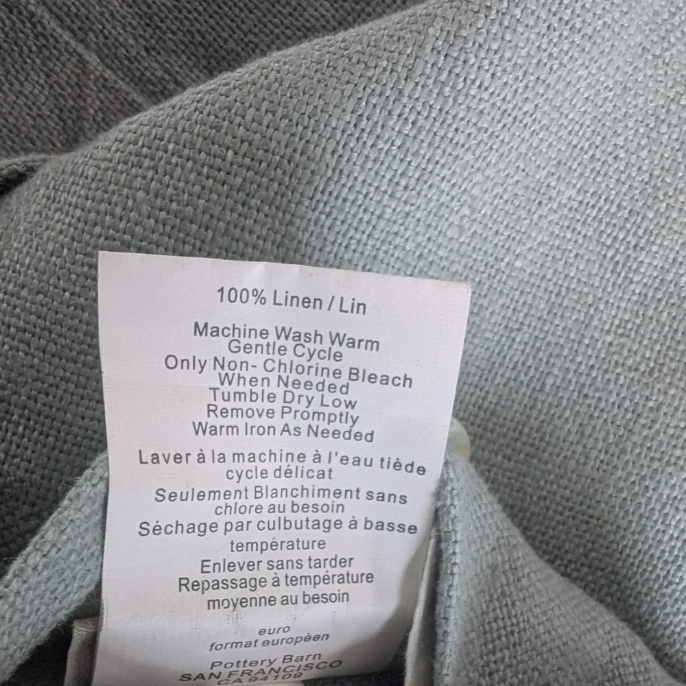 Pottery Barn Euro Linen Shams