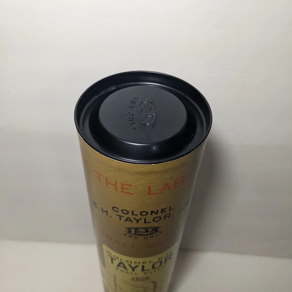 Colonel E. H. Taylor Bourbon Whiskey Bottle with box