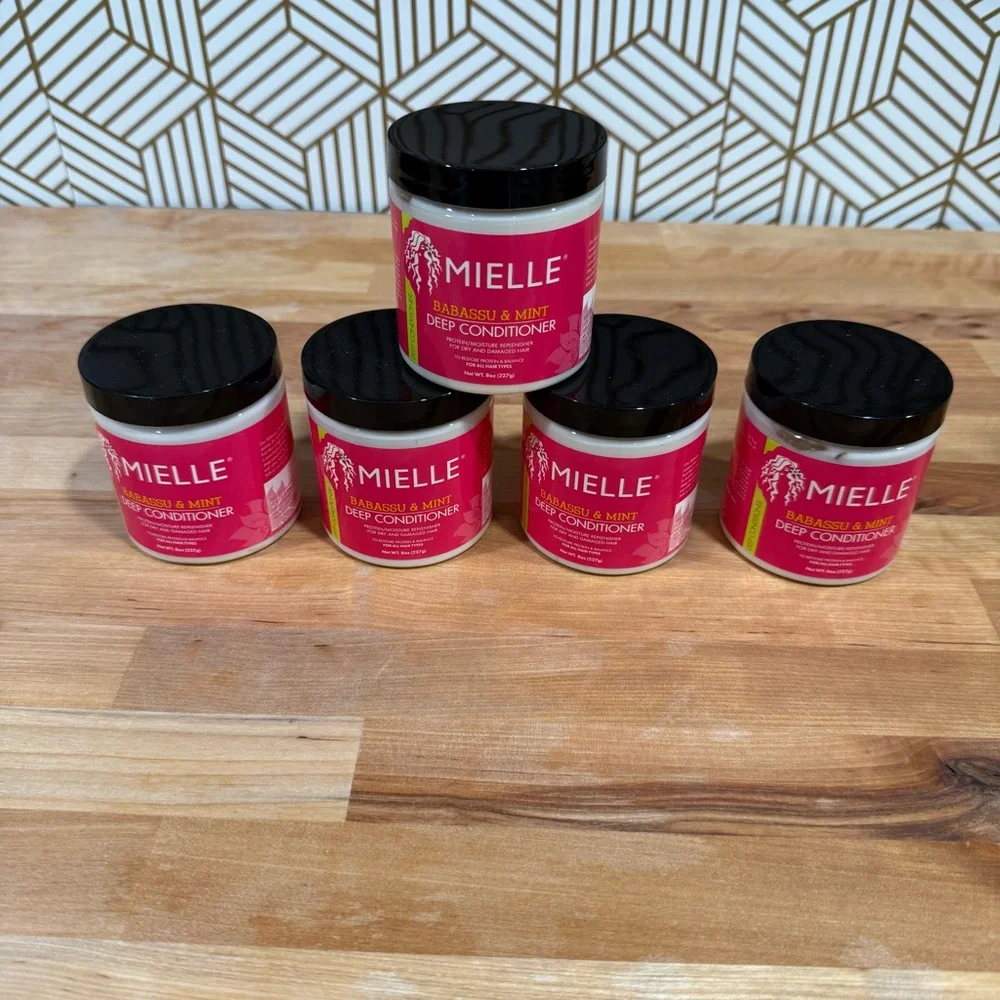 Mielle Babassu & Mint Deep Conditioner Organics - 8 fl oz bulk 4 pieces bulk