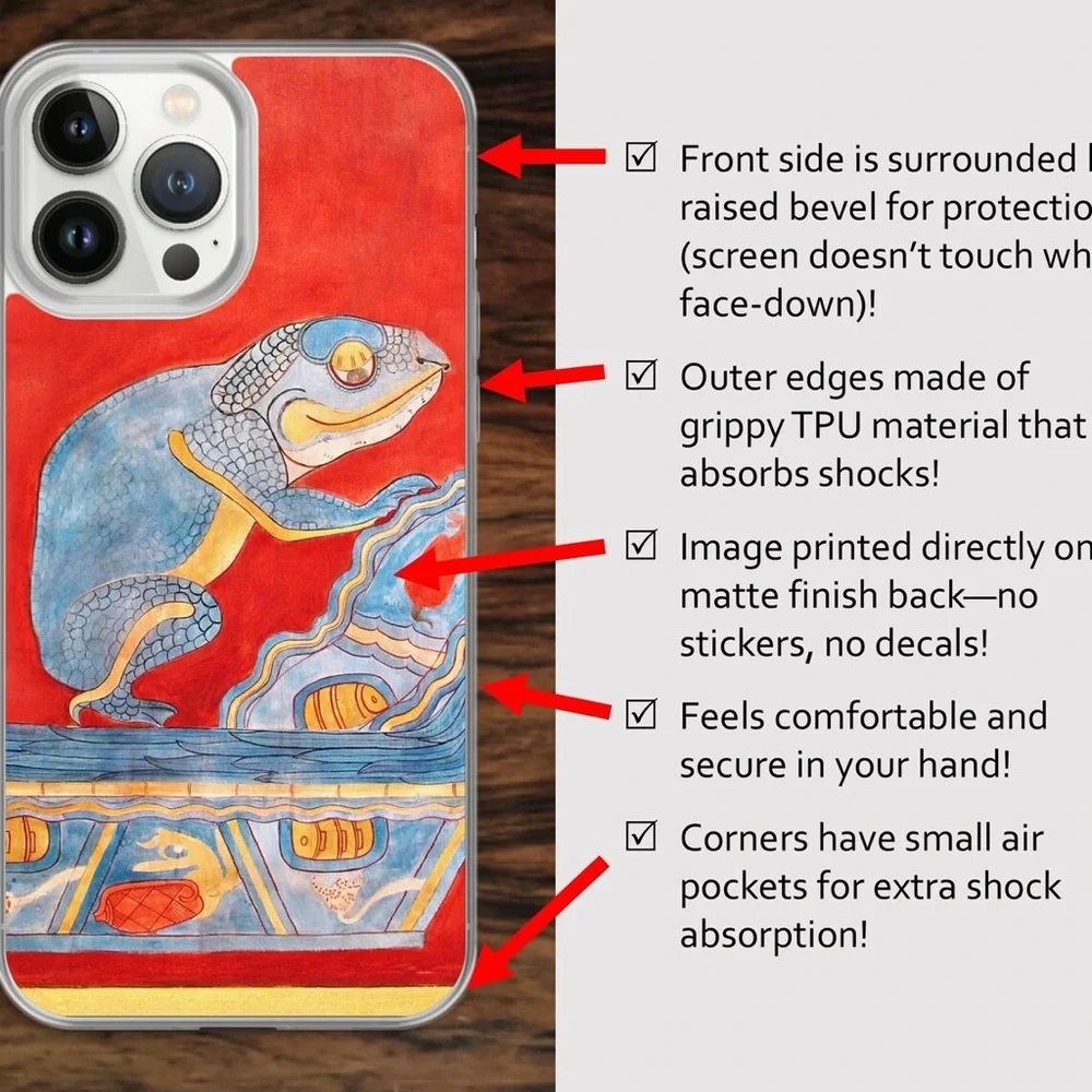 iPhone 16 Pro Max case Mexican Anthropological Museum art.