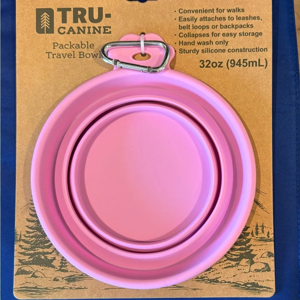 Pet Packable Traveling Dish 32oz
