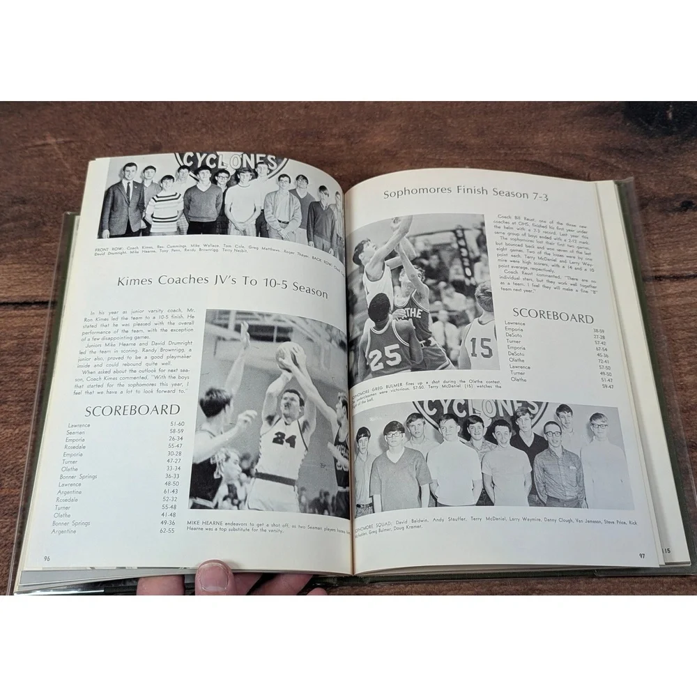 1970 Ottawa Kansas Recorder Yearbook‎ Autographs Photos Memories