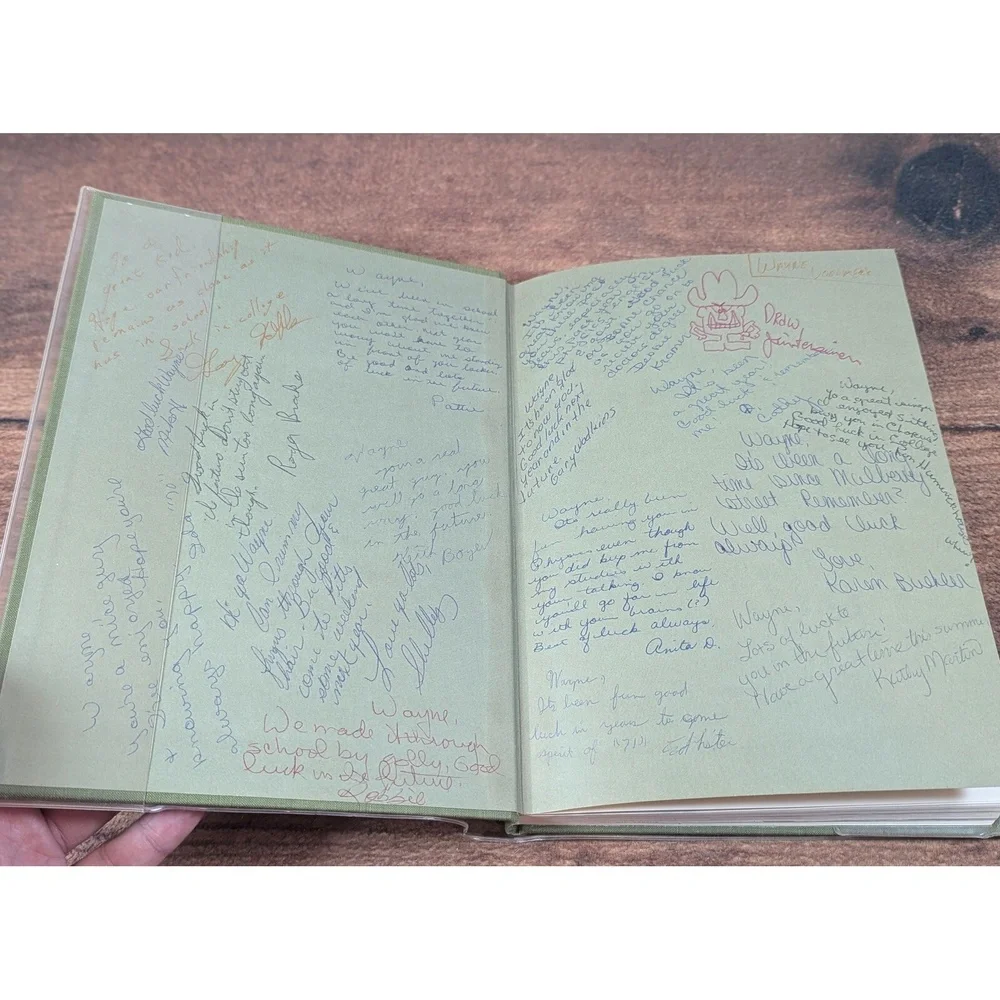 1970 Ottawa Kansas Recorder Yearbook‎ Autographs Photos Memories