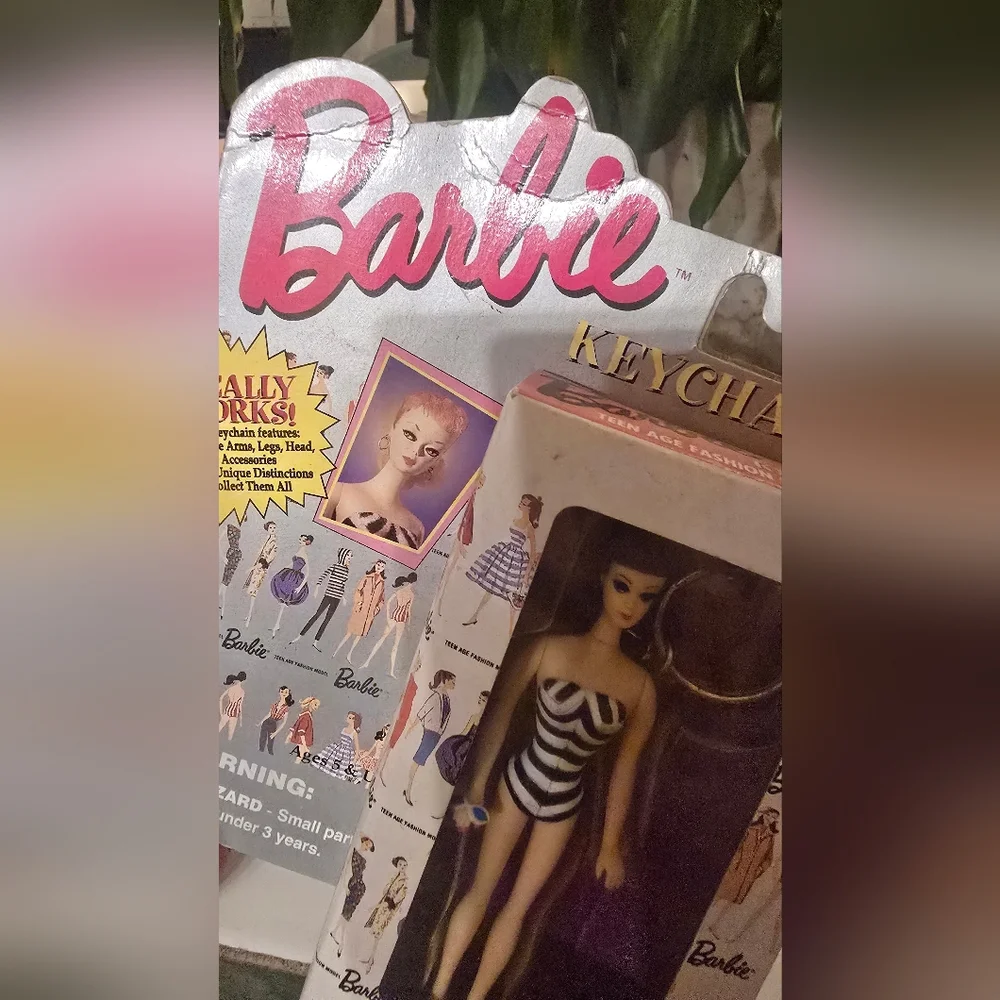 Vintage Barbie Keychain Box