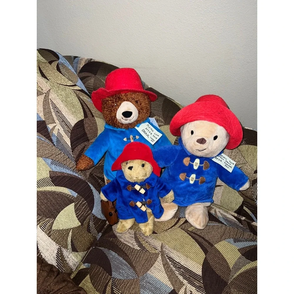 Paddington Bear Stuffed Animal Plush Toy Lot