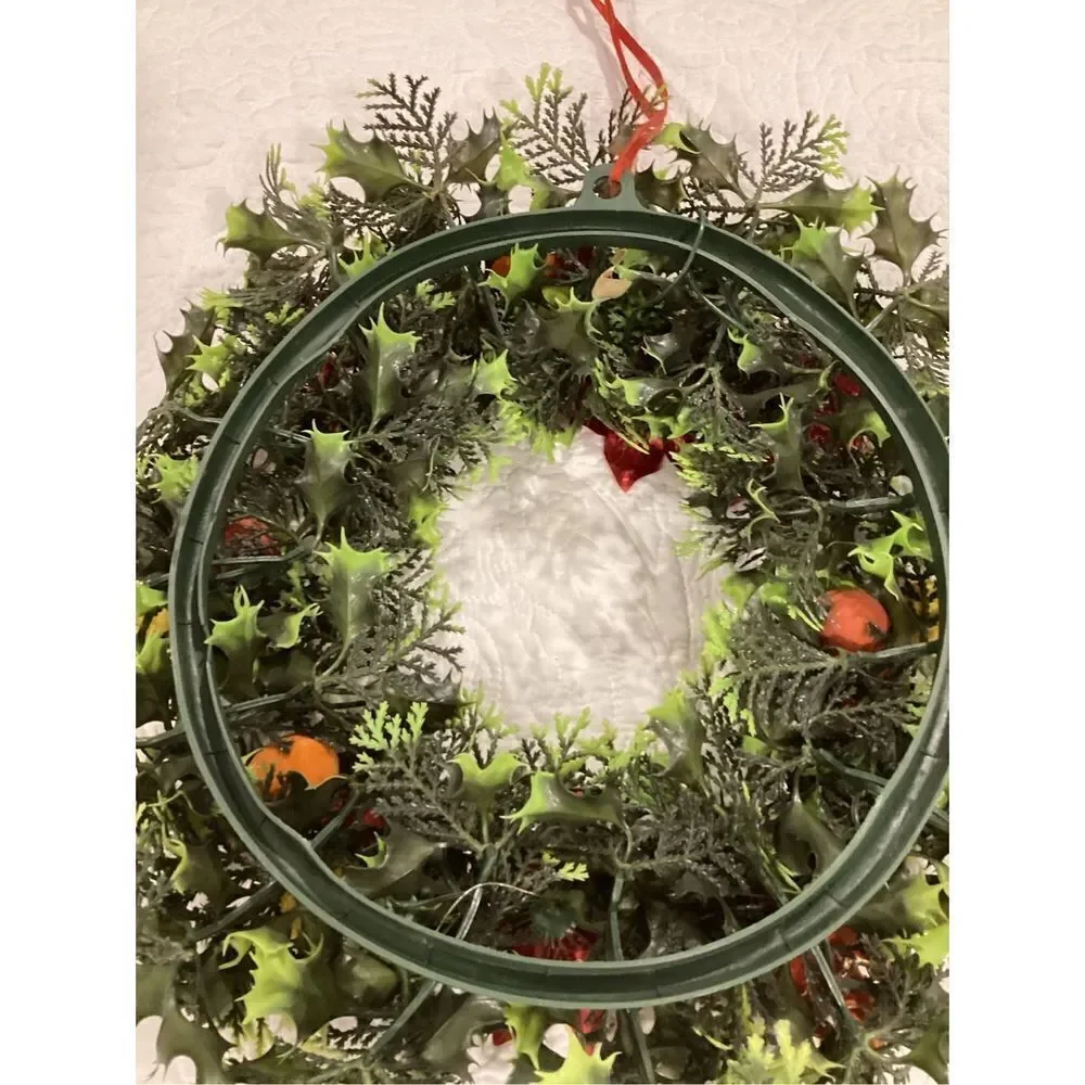 Vintage Christmas Kitschy Wreath