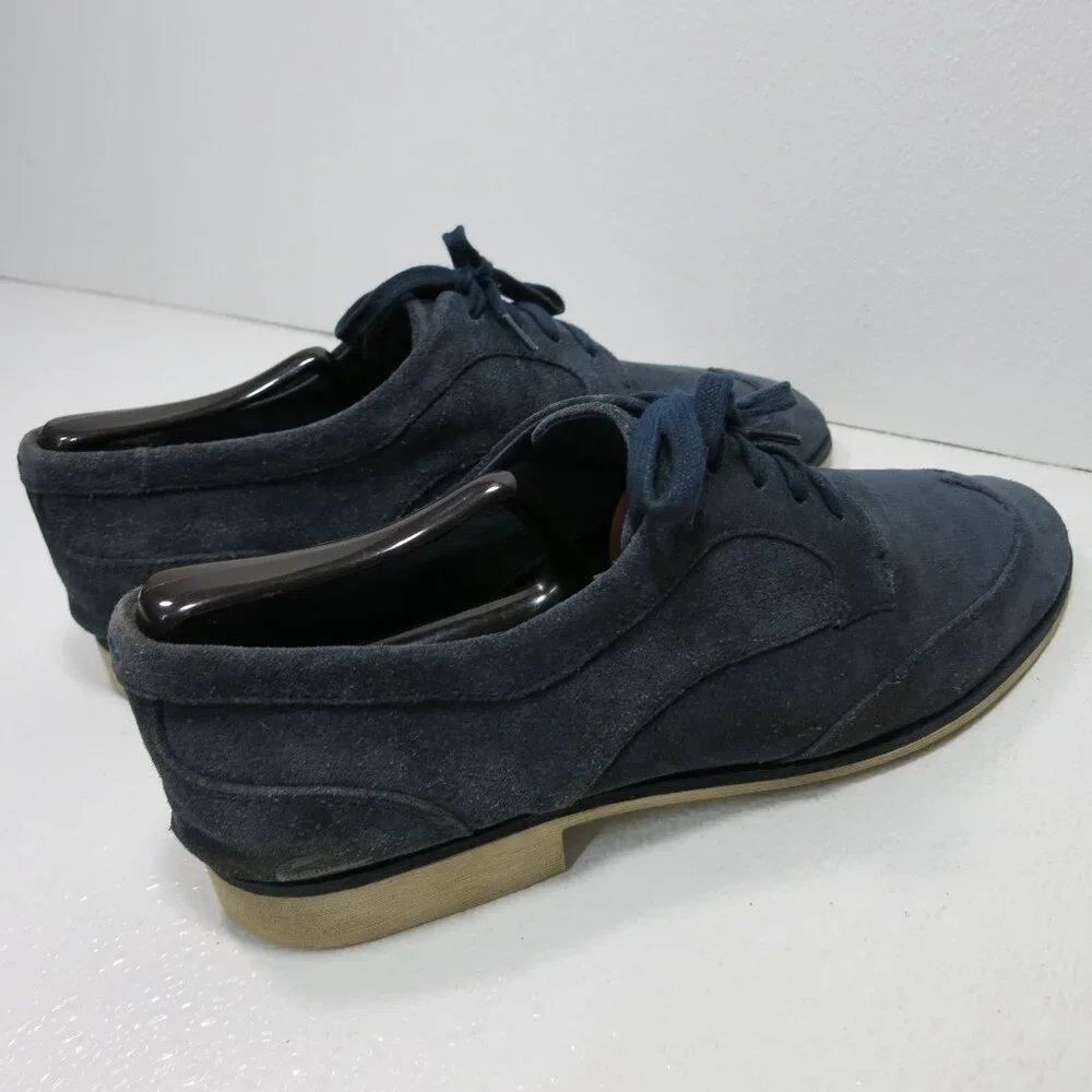 Lacoste Paris Men Suede Leather Casual Oxford Comfortable Footwear Shoes Sz 10.5