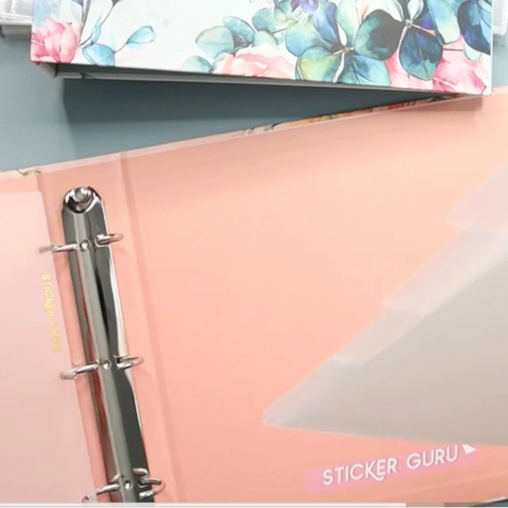 ✨🎀Rare Sticker Large Album Guru with inserts Organizer Storage Photos