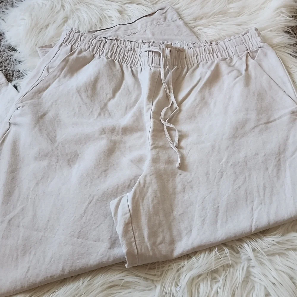 medium capri linen