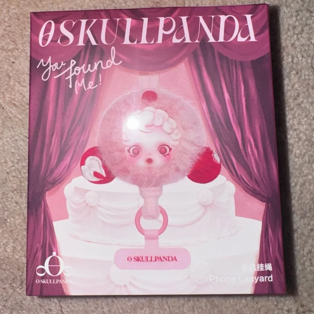 Authentic SKULLPANDA You Found Me!Phone Lanyard-UNOPENED CONFIRMED-PRANKY PEANUT