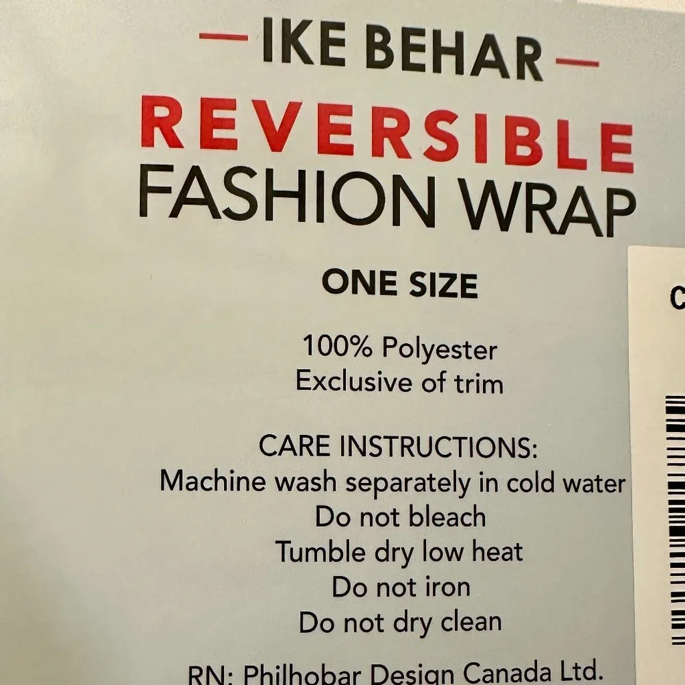 Ike Behar back dry