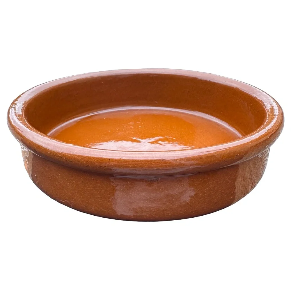 WILLIAMS SONOMA Terracotta Glazed Clay Dish 6” Cazuela Tapas Mexico