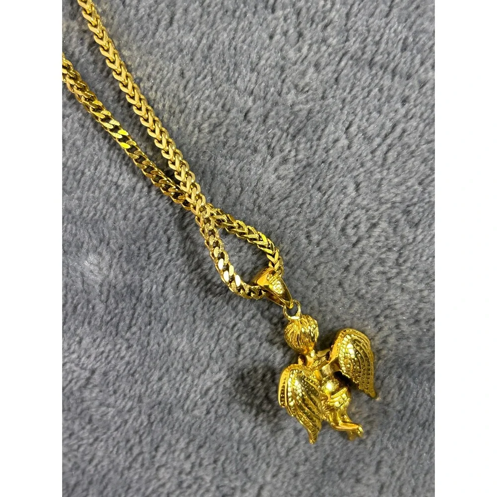 Gold Gods striking angel