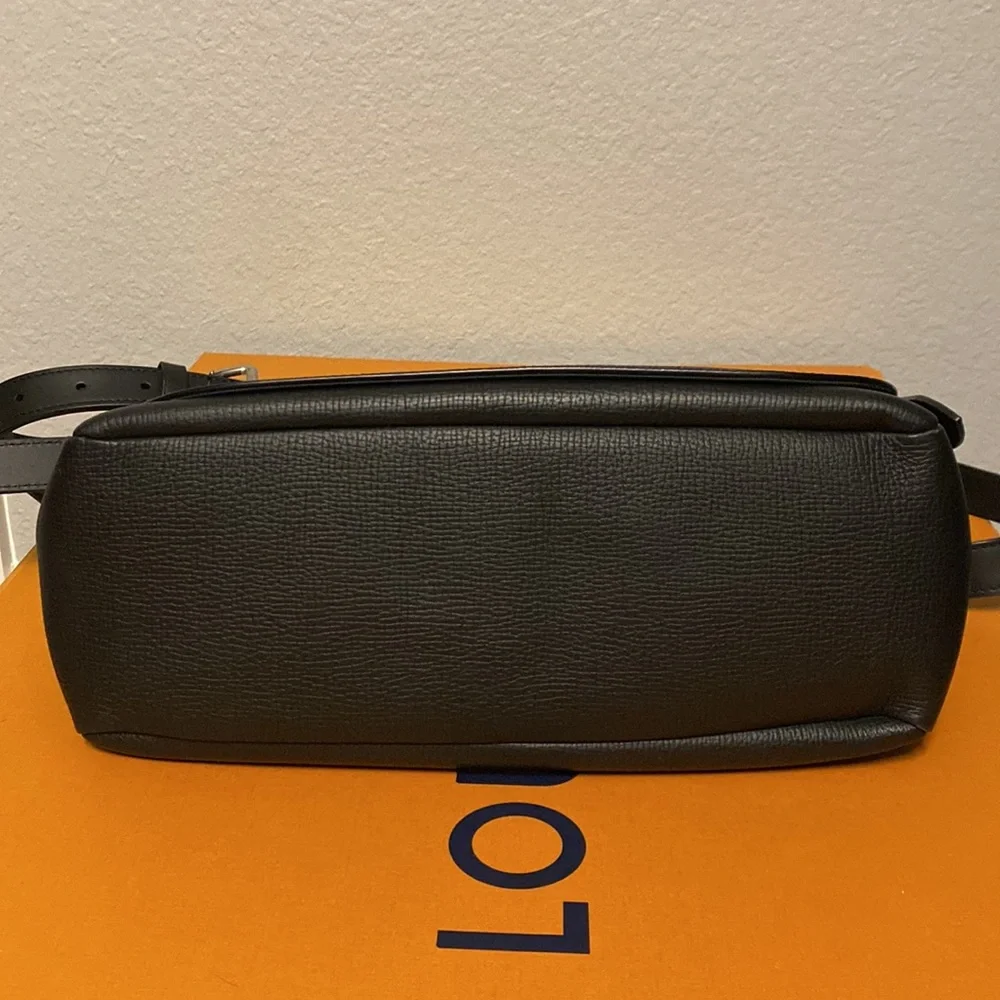 Louis Vuitton Nigo Besace Tokyo Leather Denim Mixed Messenger Bag