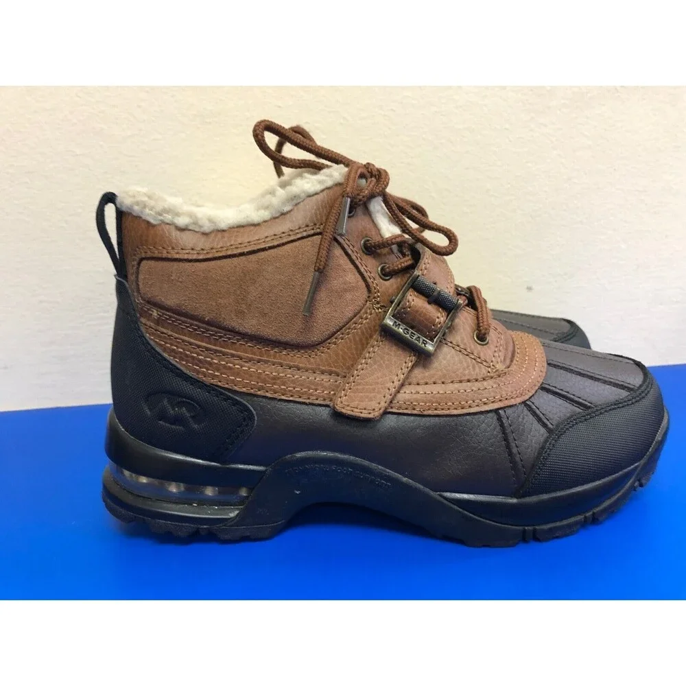 Mountain Gear Men's Hiking winter Boots Leather Burgundy Size US 7 EUR 40