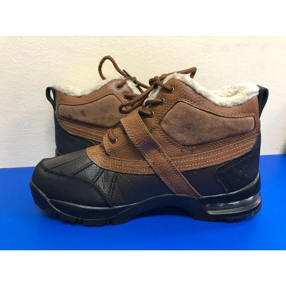 Mountain Gear Men's Hiking winter Boots Leather Burgundy Size US 7 EUR 40