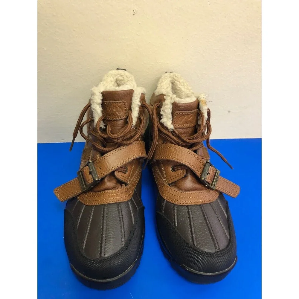 Mountain Gear Men's Hiking winter Boots Leather Burgundy Size US 7 EUR 40