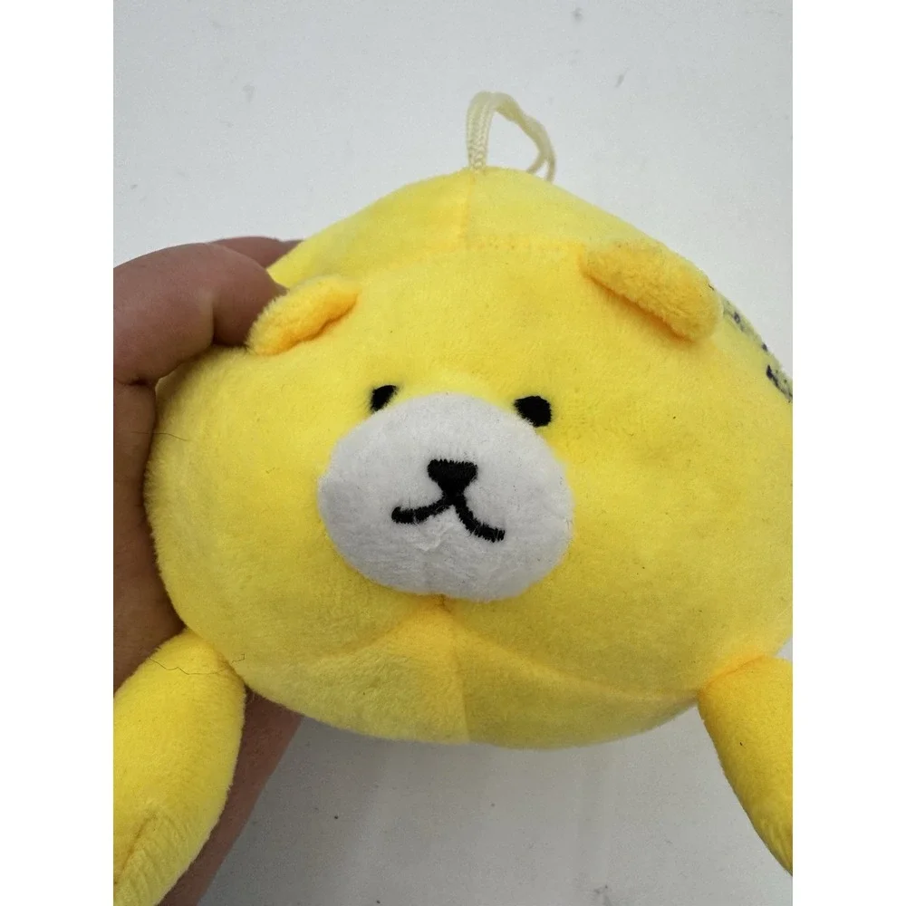Huis Ten Bosch bear plush toy Yellow Bear EUC tush tag Round from Japan RARE