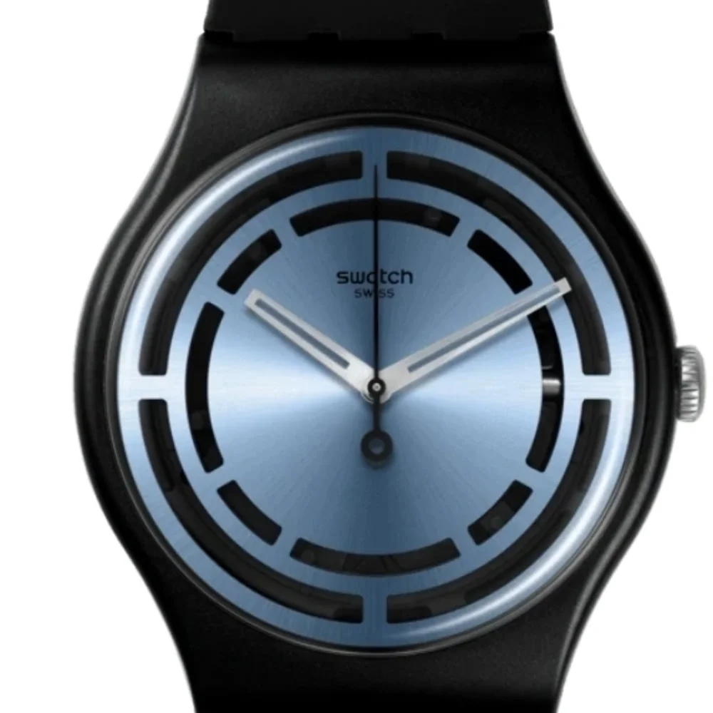 Swatch Blue and Black Smartwatch