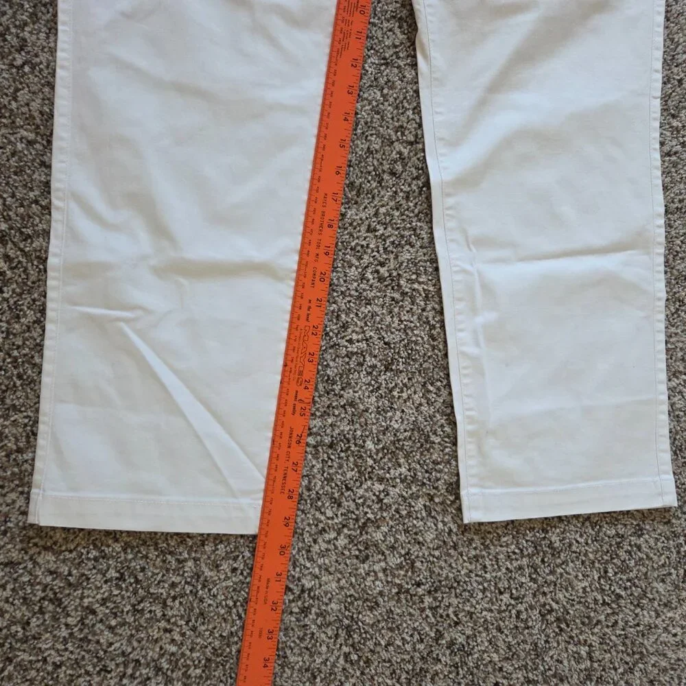 Cutter and Buck Voyager Chino Pants Mens 38x30 White Preppy Tenniscore New NWT