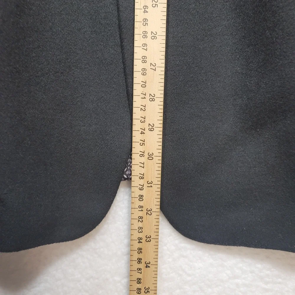 Pierre Loren Blazer Classic Fit Sport Coat Jacket Black 52R W/Suit Bag & Hanger