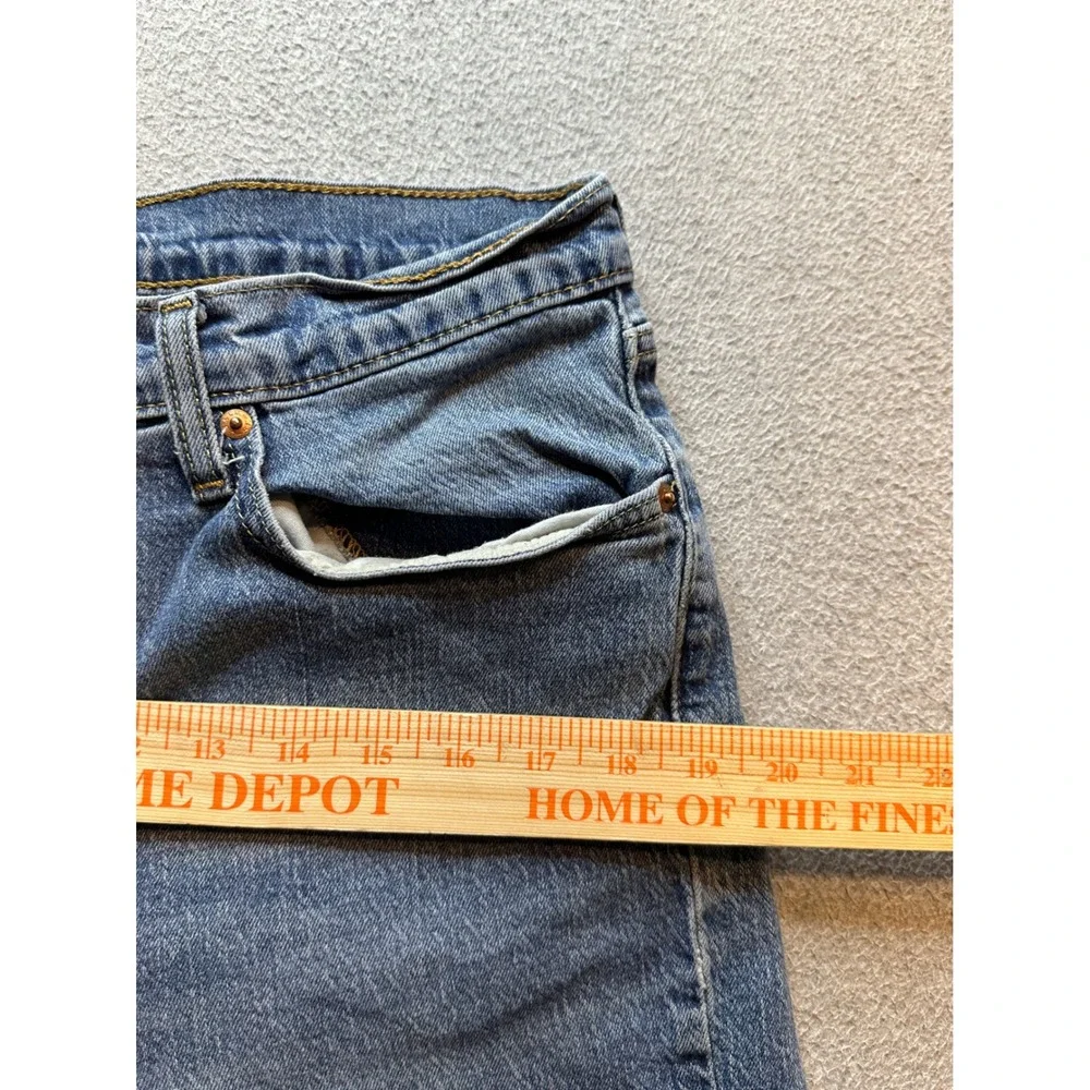 Levis 514 Straight Fit Jeans Mens 36x32 (34x30) Blue Denim Comfort Stretch