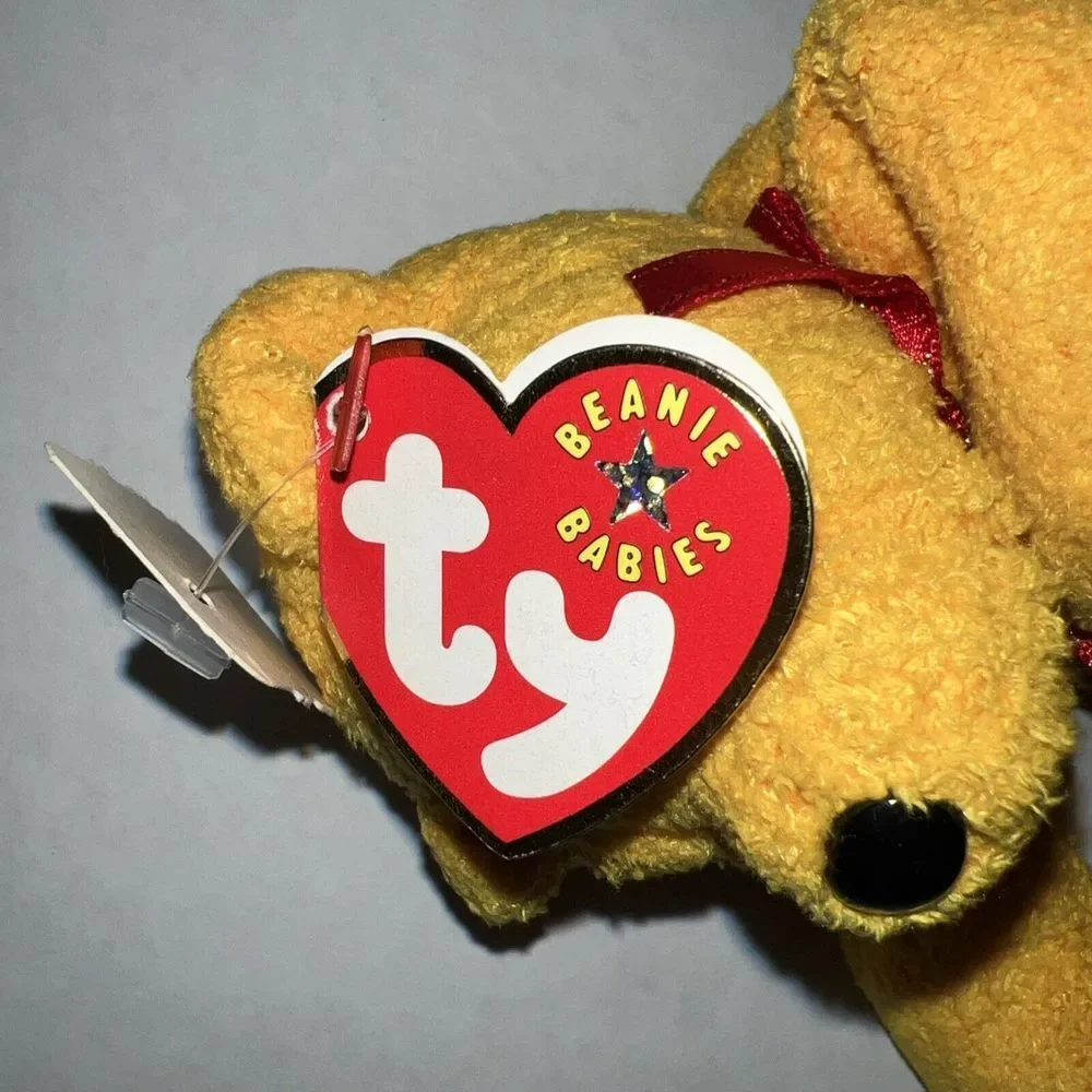 Ty‎ Beanie Baby Poopsie the Bear DOB March 31, 2001
