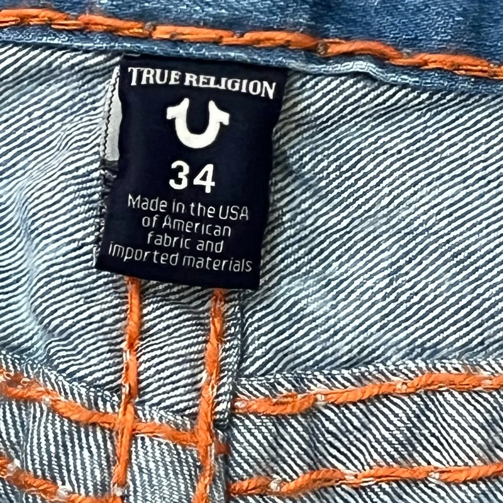 Vintage True Religion Distressed Light Blue Jeans