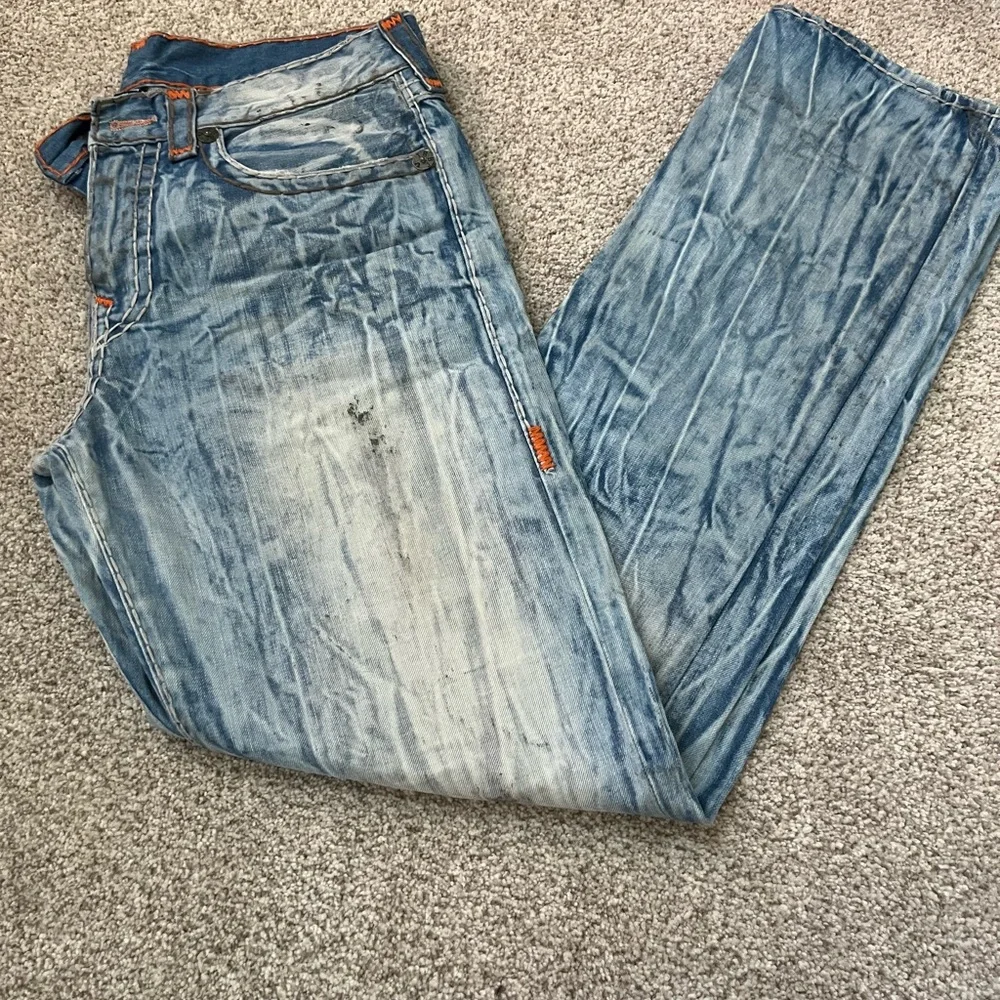 Vintage True Religion Distressed Light Blue Jeans