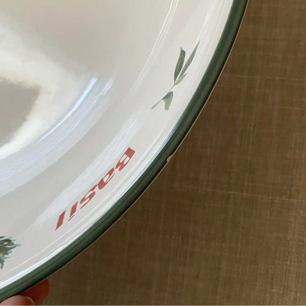 Crate & Barrel Hand Painted Tomato 13