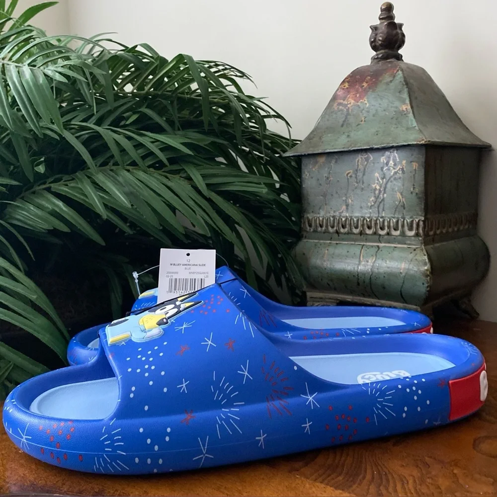 Bluey Americana Bandit Slide Sandals