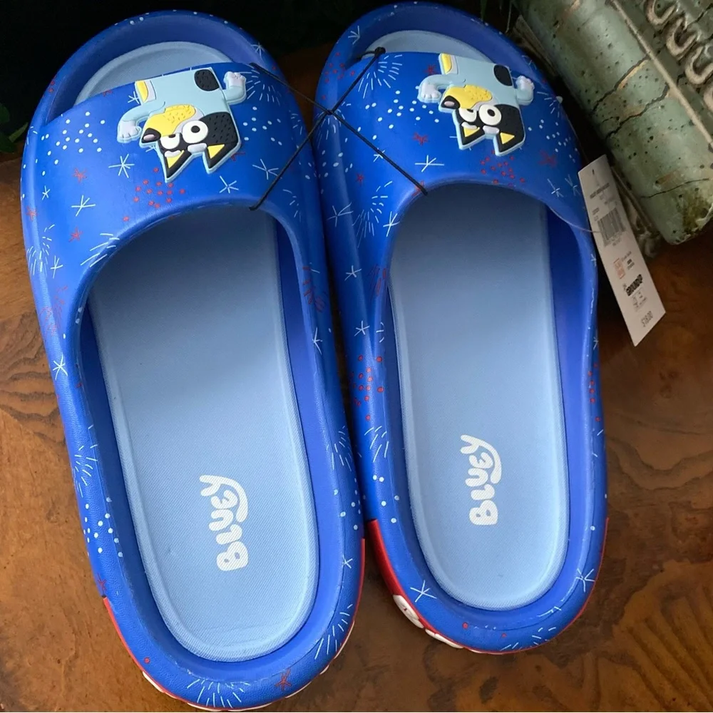 Bluey Americana Bandit Slide Sandals