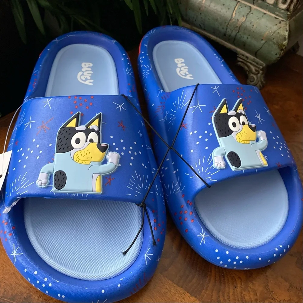 Bluey Americana Bandit Slide Sandals