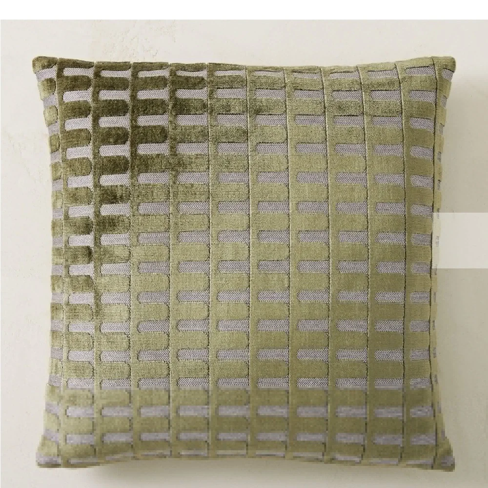 West Elm 2 Cut Velvet Archway Pillow Covers