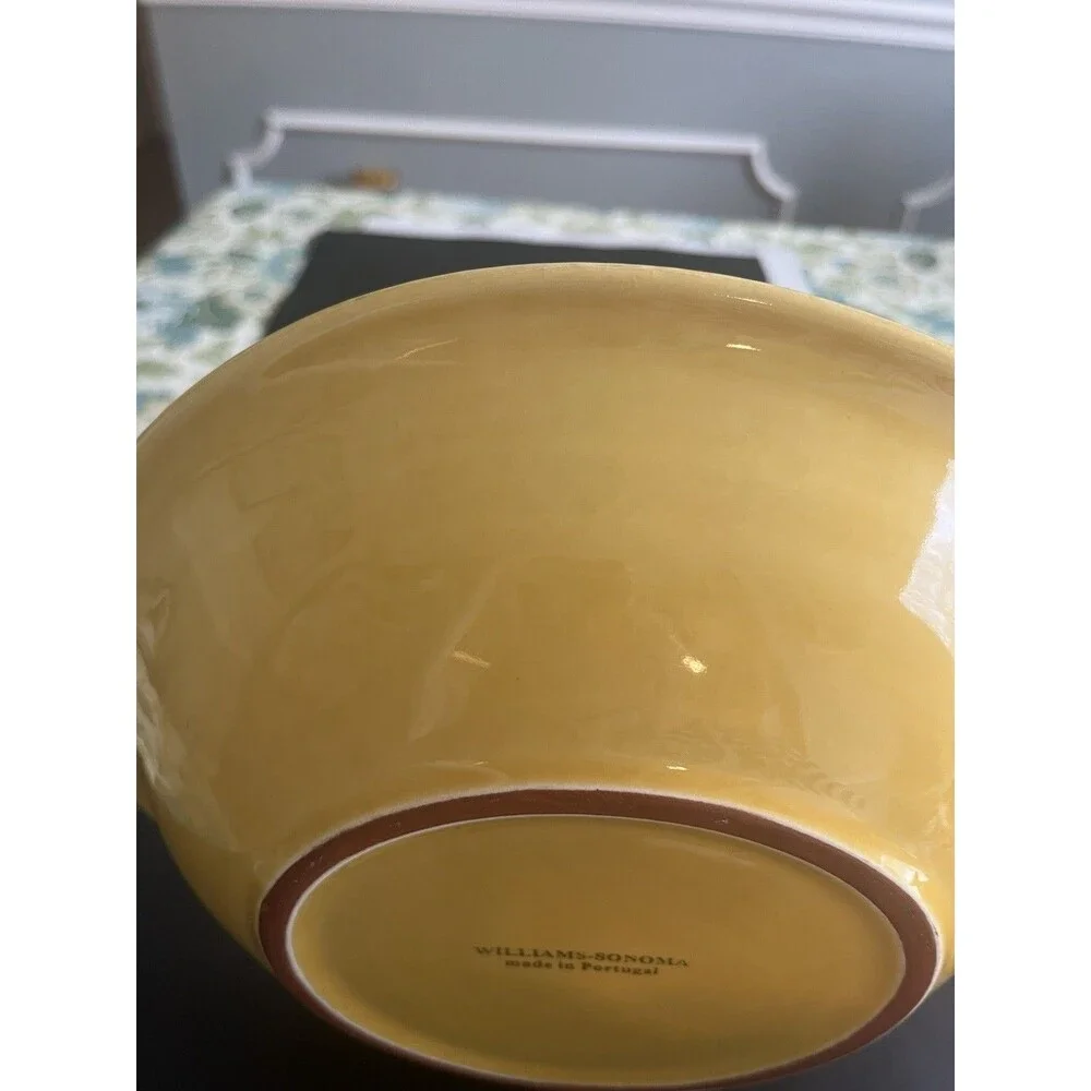 Williams Sonoma Olive Harvest Gold Serving Bowl