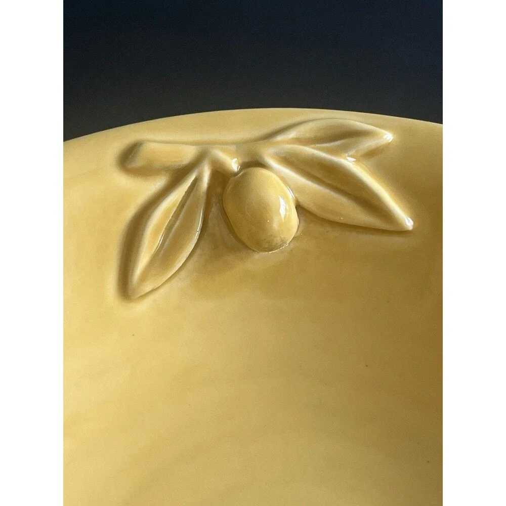 Williams Sonoma Olive Harvest Gold Serving Bowl