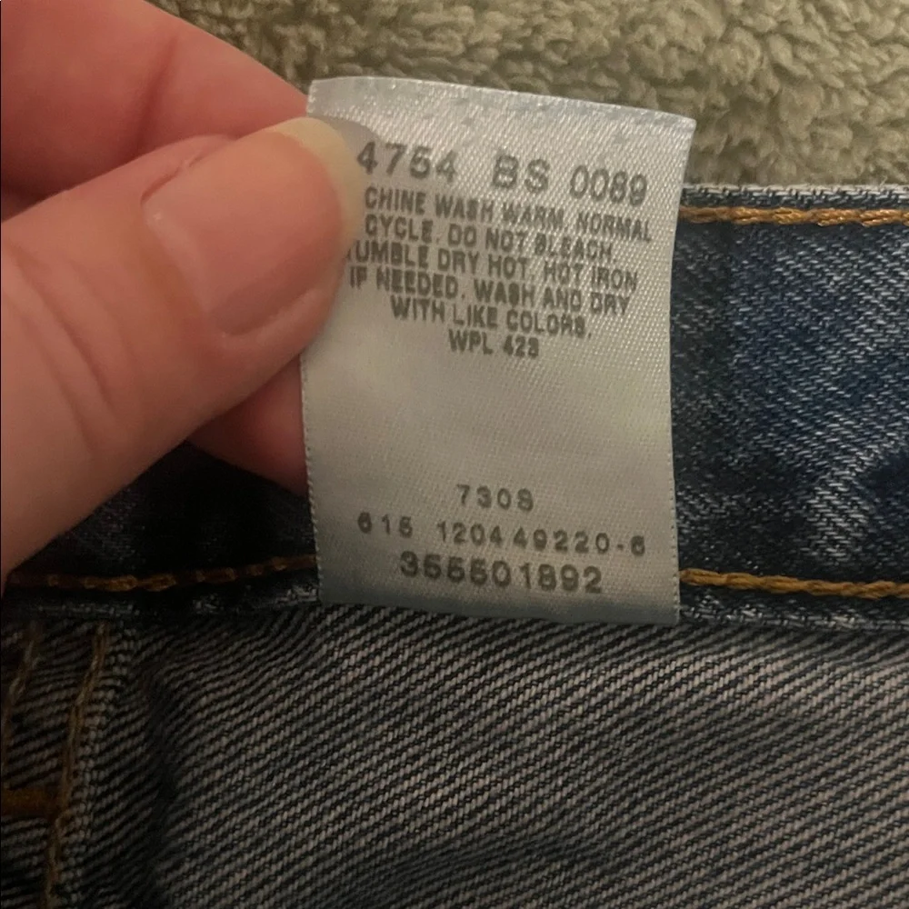 Levis waist inseam jean