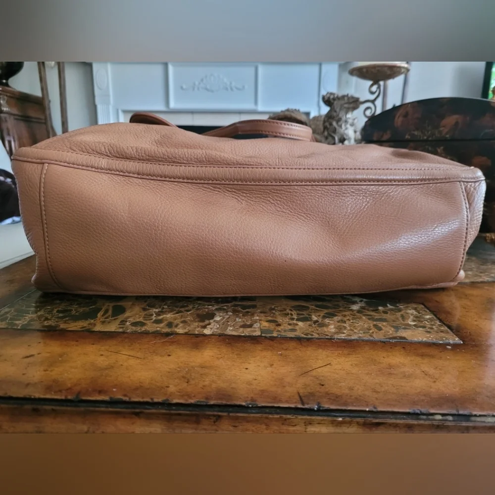 Tory Burch Tan Leather Tote Bag