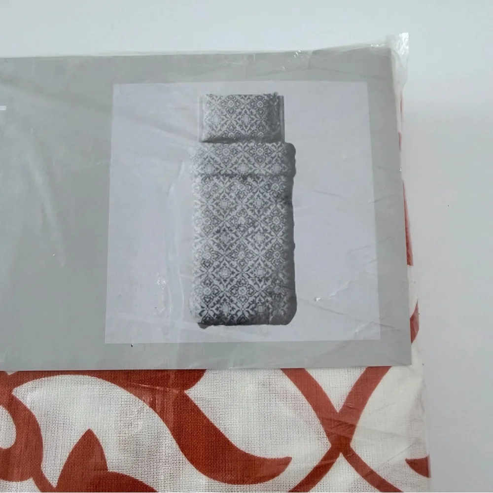 NWT IKEA Andrea Kakel Twin Bedding Set Quilt Cover and Pillowcase