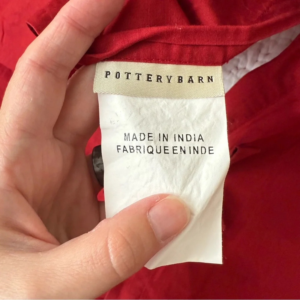 Pottery Barn classic red