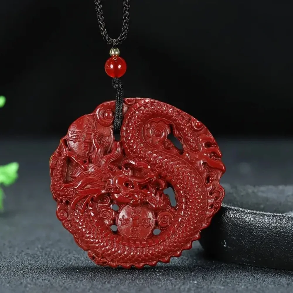 Earth Art hand crafted artisan carved cinnabar
