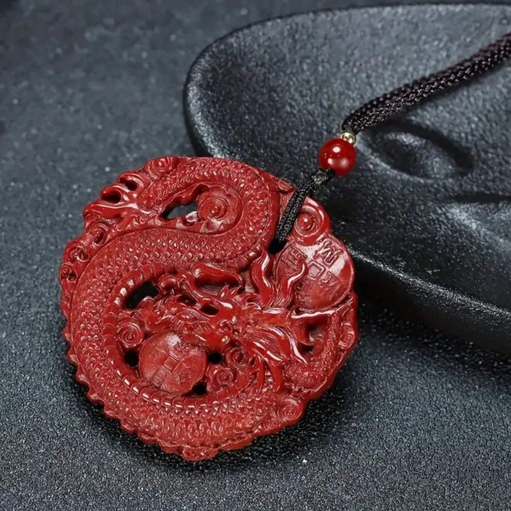 Earth Art hand crafted artisan carved cinnabar