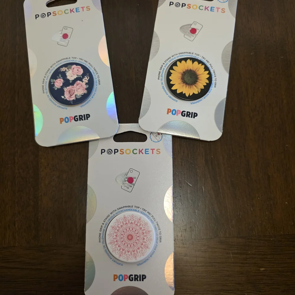 PopSocket PopGrip - Floral Design Bundle Of 3 Units