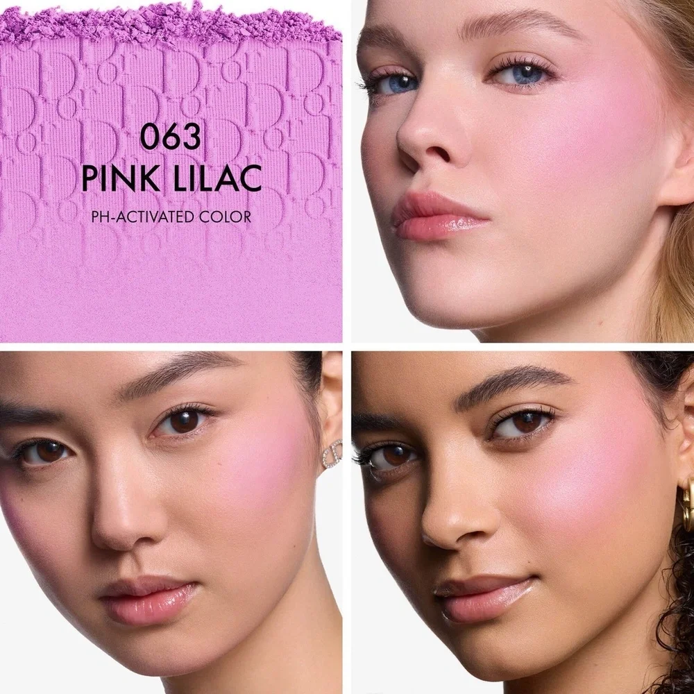 New DIOR Rosy Glow Powder Blush - Pink Lilac