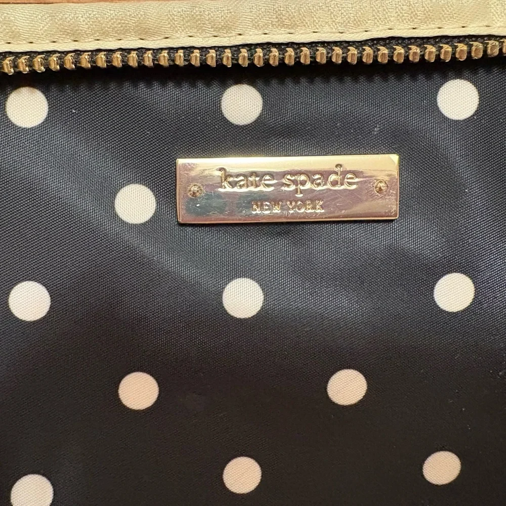 Kate Spade Black and White Polka Dot Laptop Sleeve