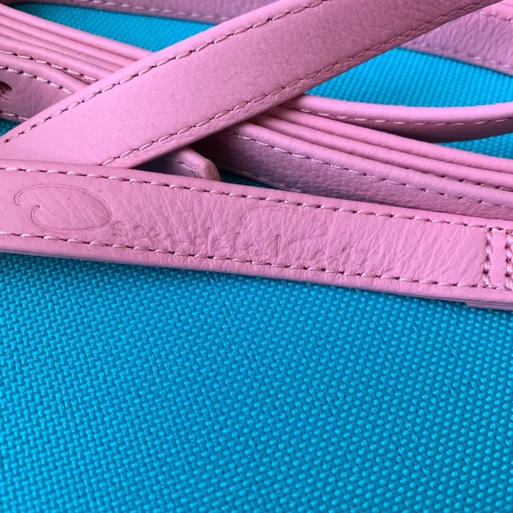 New Oscar De La Renta leather dog leash.